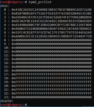 Example PCR List